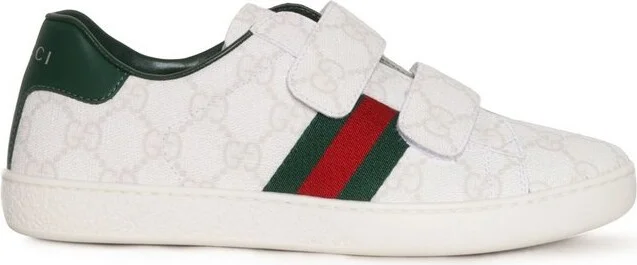 Gucci Kids Web Detailed Low Top Sneakers