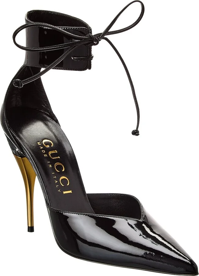 Gucci Knot Detail Patent Pump