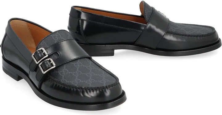 Gucci Leather Loafers - Image 3