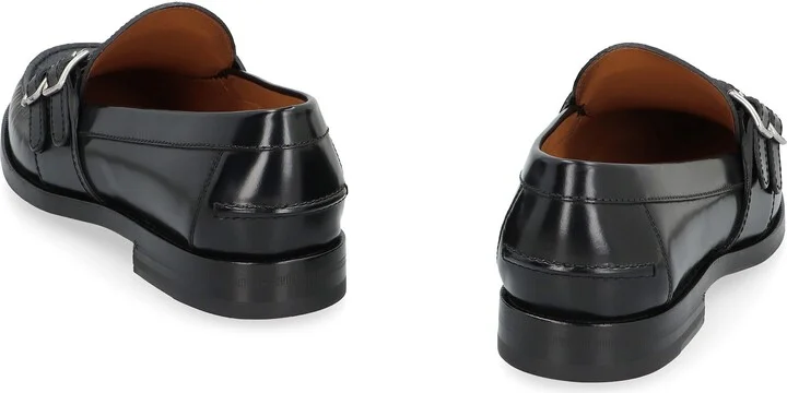 Gucci Leather Loafers - Image 4