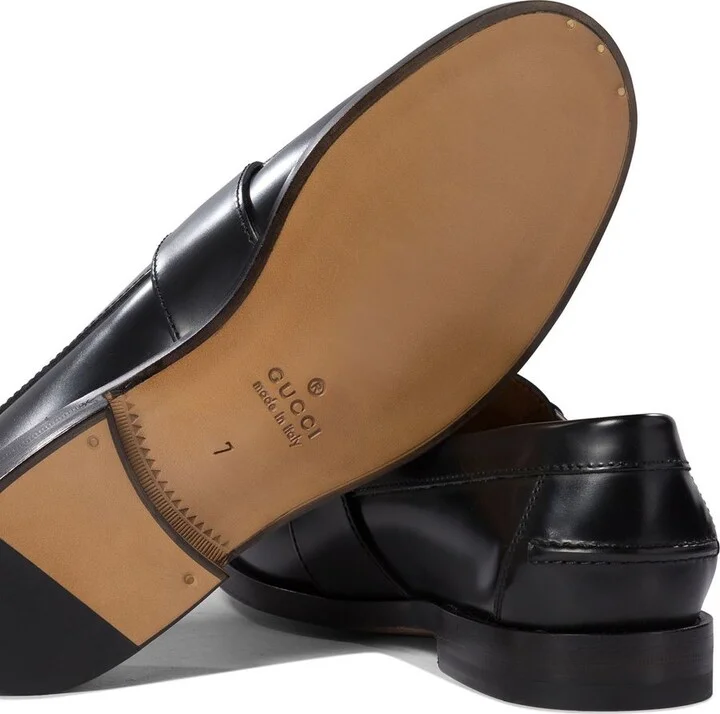 Gucci Leather Loafers - Image 5