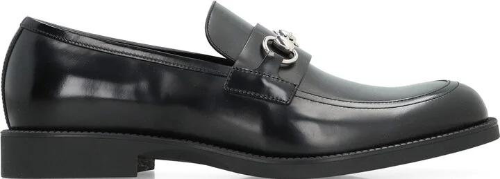 Gucci Leather Loafers - Image 2