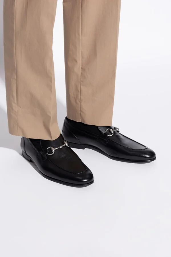 Gucci Leather Loafers - Image 2