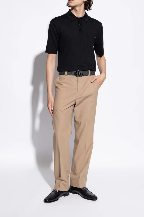 Gucci Leather Loafers - Image 3