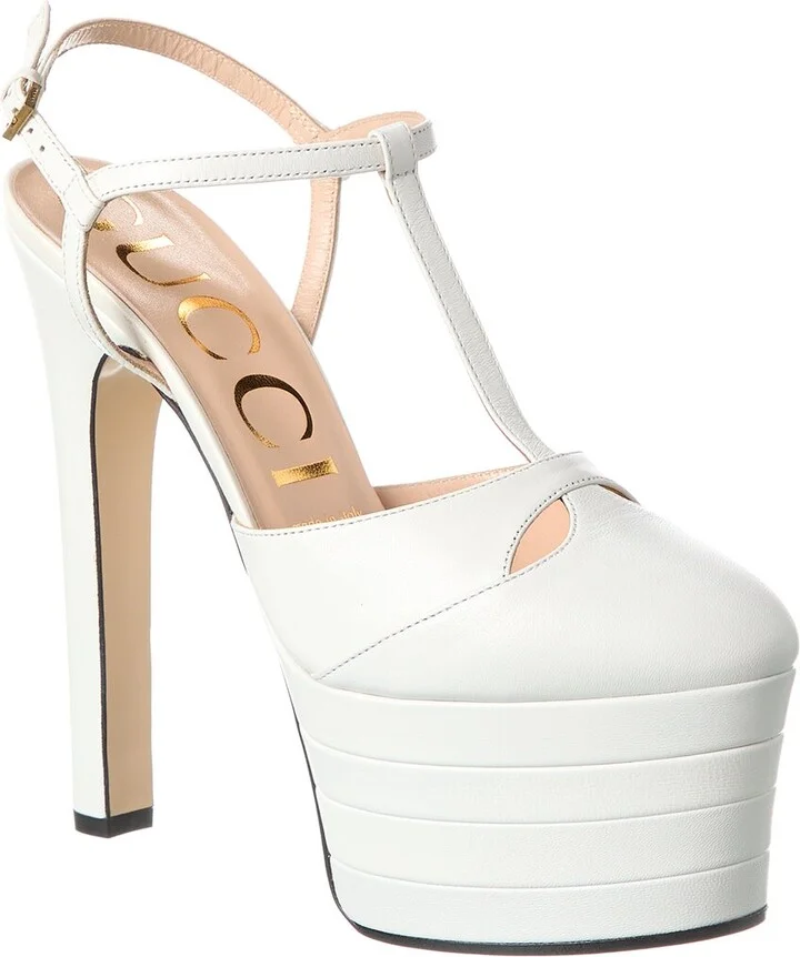 Gucci Leather Platform Pump