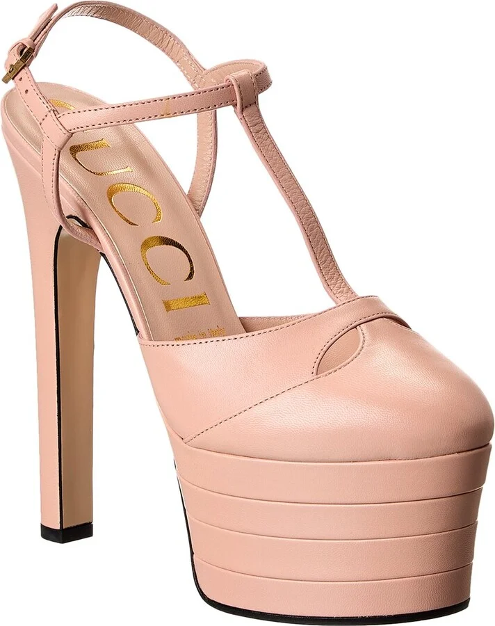 Gucci Leather Platform Pump