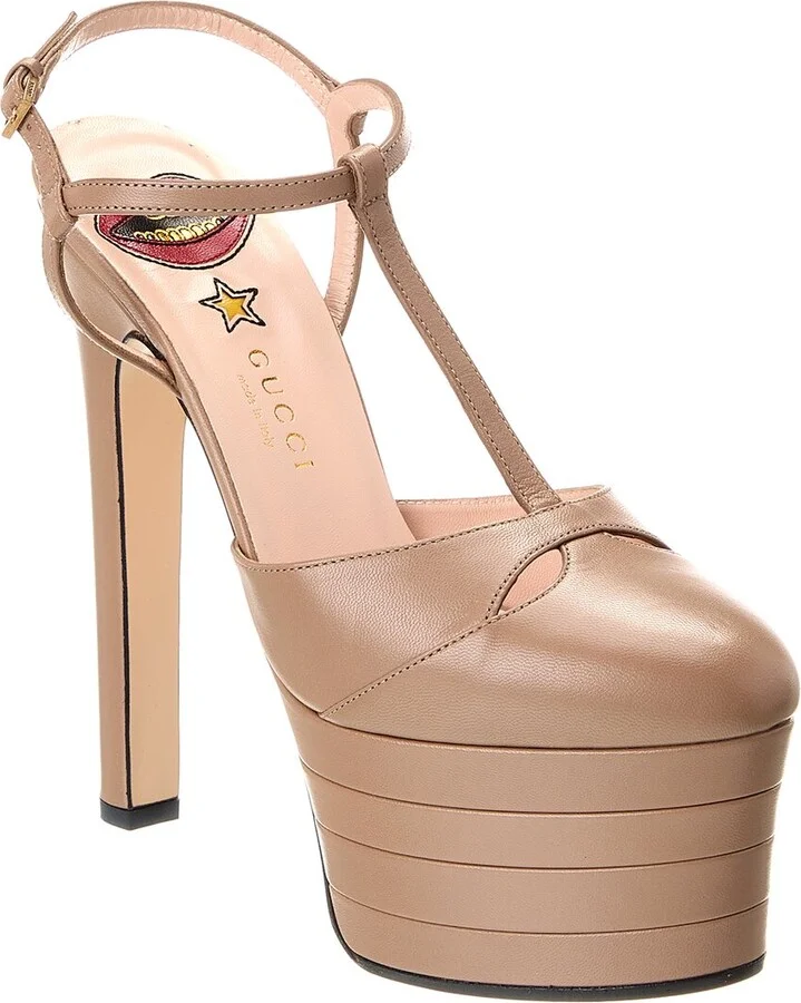 Gucci Leather Platform Pump