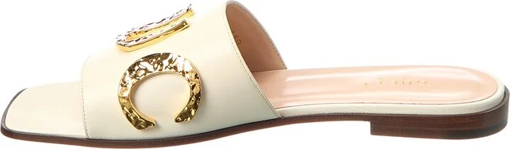 Gucci Leather Slide Sandal - Image 2