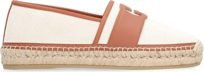 Gucci Logo Cut-Out Slip-On Espadrilles