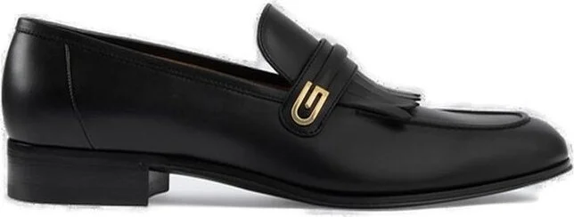 Gucci Logo Detailed Slip-On Loafers