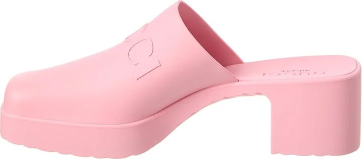 Gucci Logo Rubber Mule - Image 2