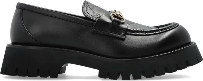 Gucci Lug Sole Horsebit Loafers