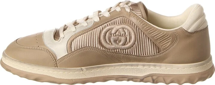 Gucci Mac80 Canvas & Leather Sneaker - Image 2