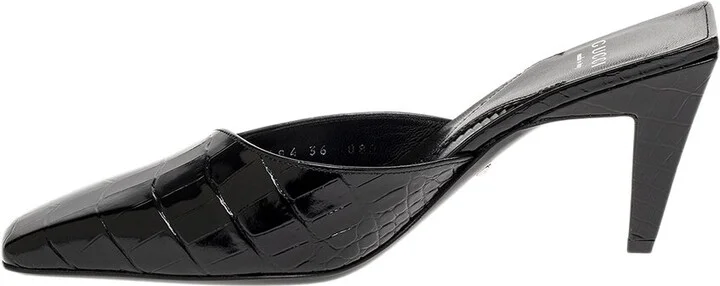 Gucci Mallory Leather Mule Pump - Image 2