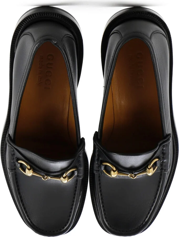 GUCCI Men's 1953 Horsebit Loafers Leather - Image 2