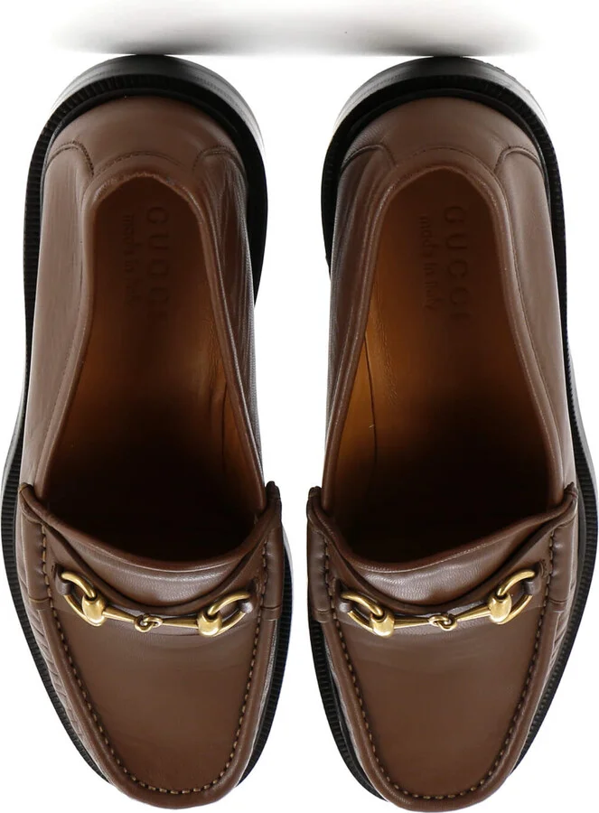 GUCCI Men's 1953 Horsebit Loafers Leather - Image 2