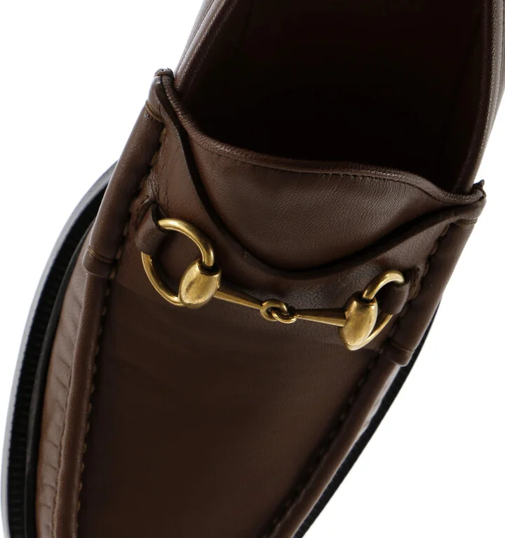 GUCCI Men's 1953 Horsebit Loafers Leather - Image 5