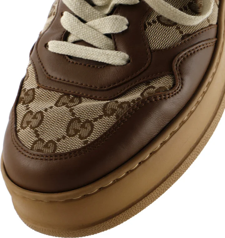 GUCCI Men's Dali Sneakers GG Canvas with Leather - Image 5