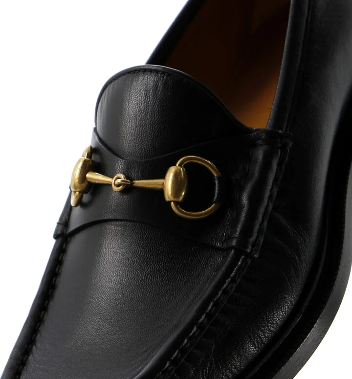 GUCCI Men's Horsebit Loafers Leather - Image 5