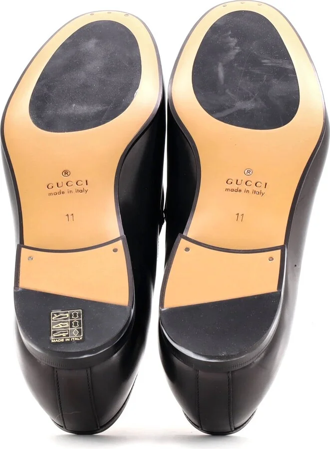 GUCCI Men's Horsebit Loafers Leather - Image 4