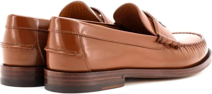 GUCCI Men's Interlocking G Cutout Loafers Leather - Image 3