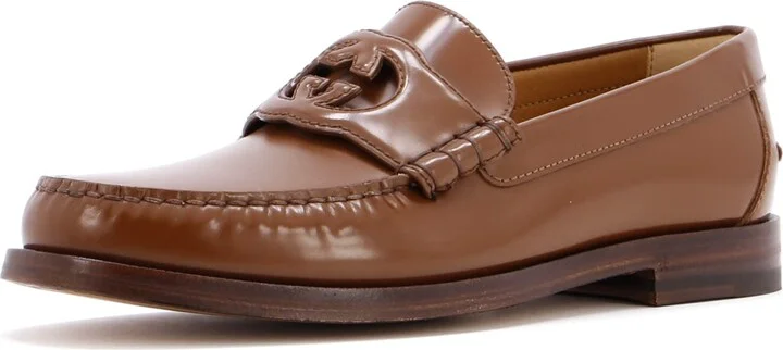 GUCCI Men's Interlocking G Cutout Loafers Leather