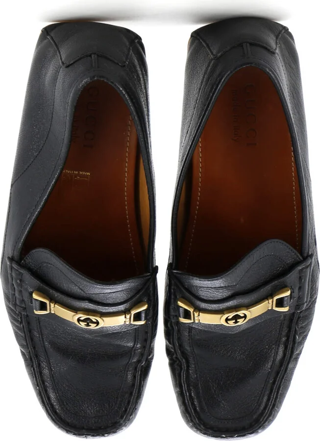 GUCCI Men's Interlocking G Horsebit Loafers Leather - Image 2