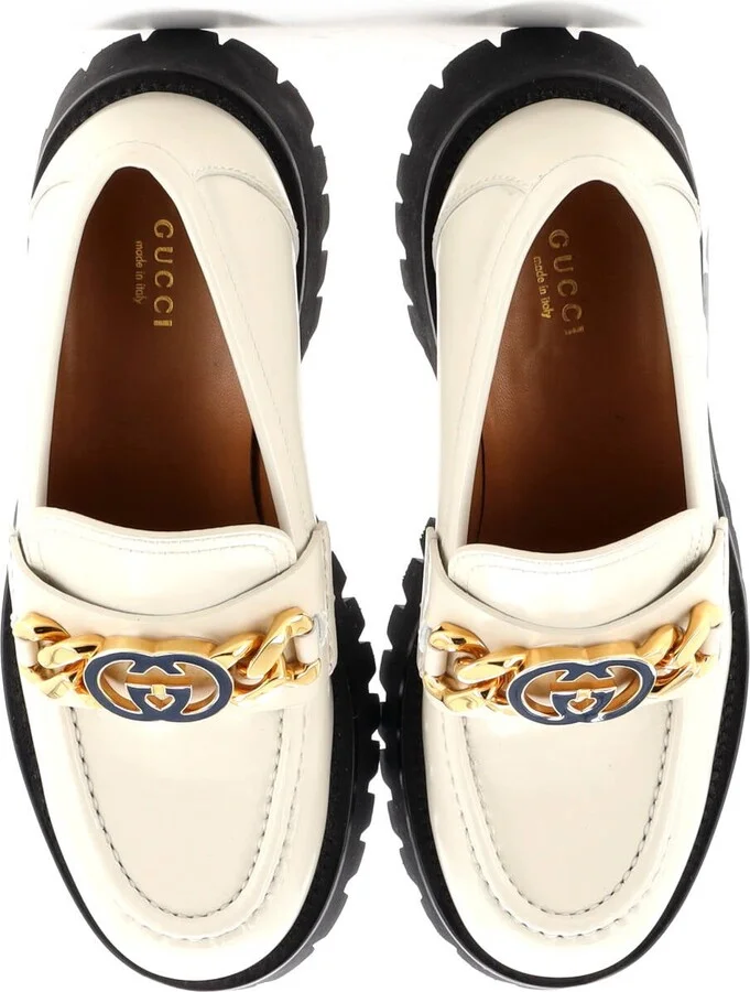 GUCCI Men's Interlocking G Jeanne Loafers Leather - Image 2