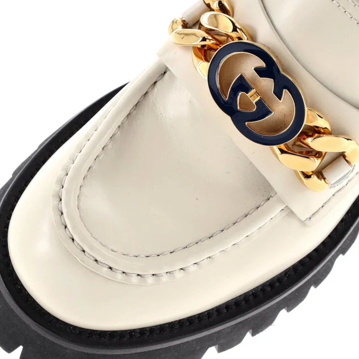GUCCI Men's Interlocking G Jeanne Loafers Leather - Image 5