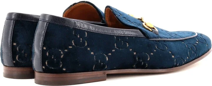GUCCI Men's Jordaan Loafers GG Velvet - Image 3