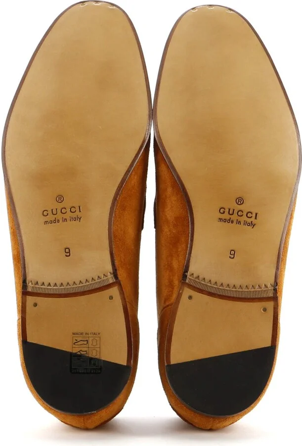 GUCCI Men's Jordaan Loafers Suede - Image 4