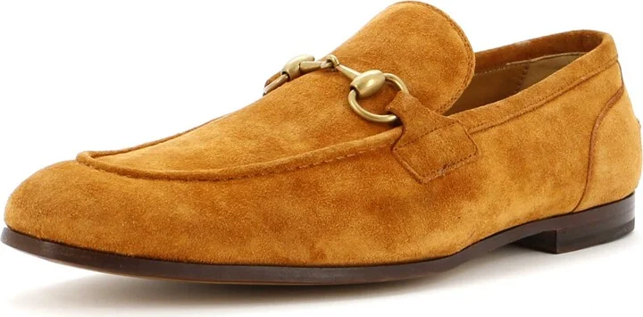 GUCCI Men's Jordaan Loafers Suede
