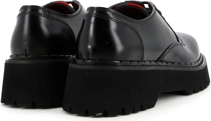 GUCCI Men's Platform Lace Up Derby Shoes Leather - Image 3