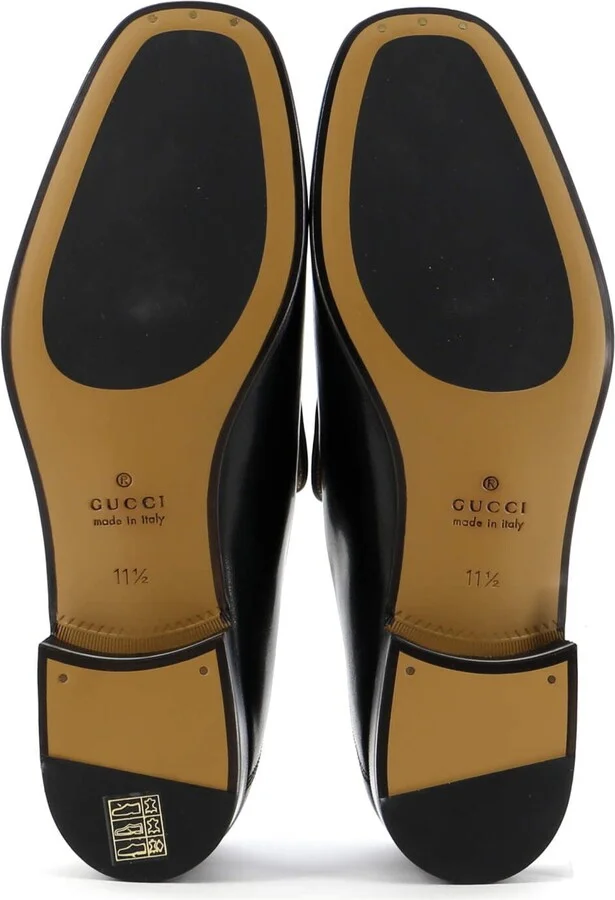 GUCCI Men's Quentin Horsebit Loafers Leather - Image 4