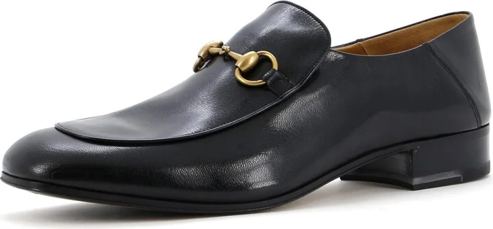 GUCCI Men's Quentin Horsebit Loafers Leather