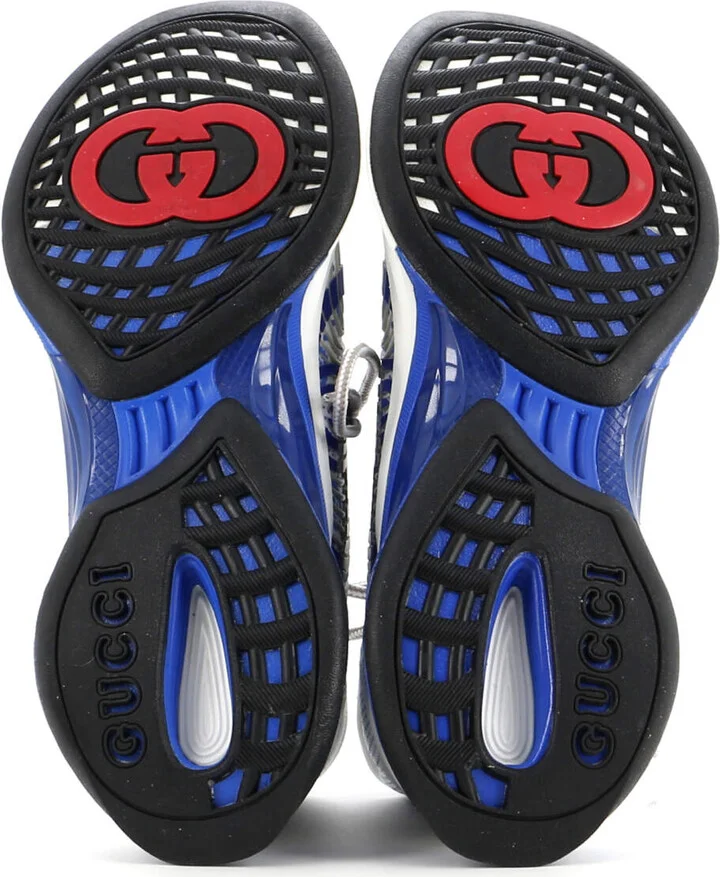 GUCCI Men's Run Sneakers Embroidered Technical Fabric - Image 4