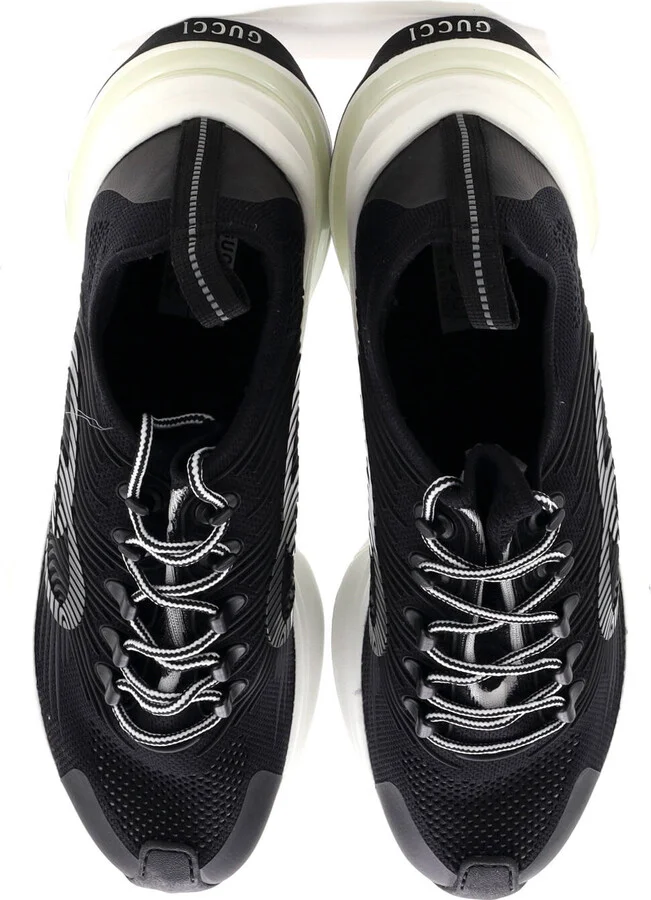 GUCCI Men's Run Sneakers Embroidered Technical Fabric - Image 2