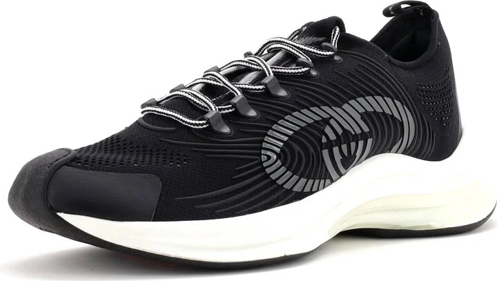 GUCCI Men's Run Sneakers Embroidered Technical Fabric