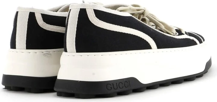 GUCCI Men's Tennis Trek Sneakers GG Canvas - Image 3