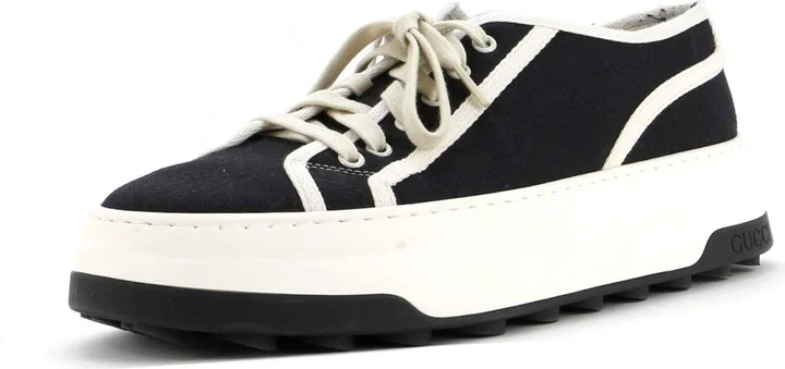 GUCCI Men's Tennis Trek Sneakers GG Canvas