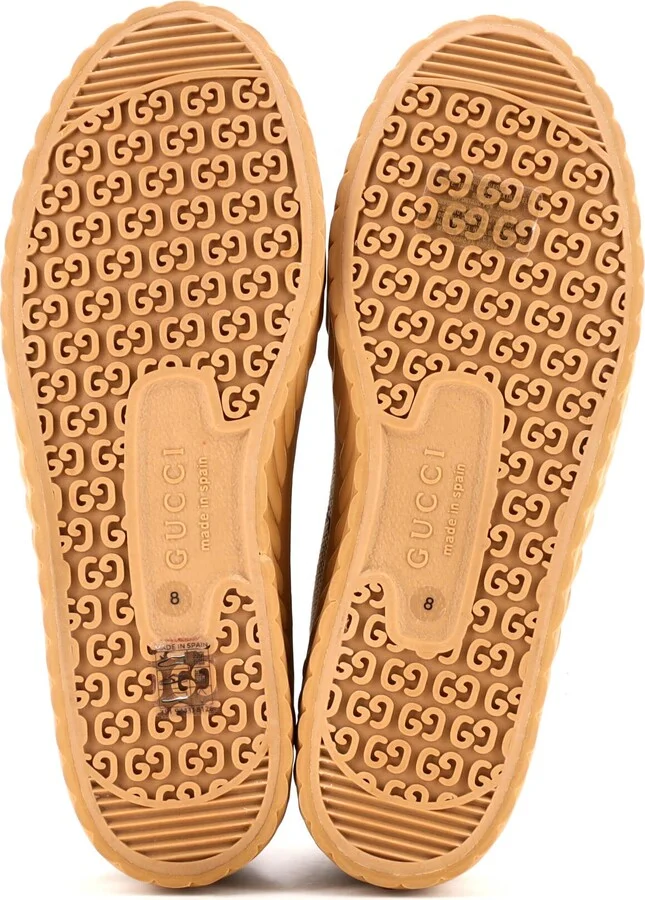 GUCCI Men's Tortuga High Top Sneakers Jumbo GG Canvas - Image 4