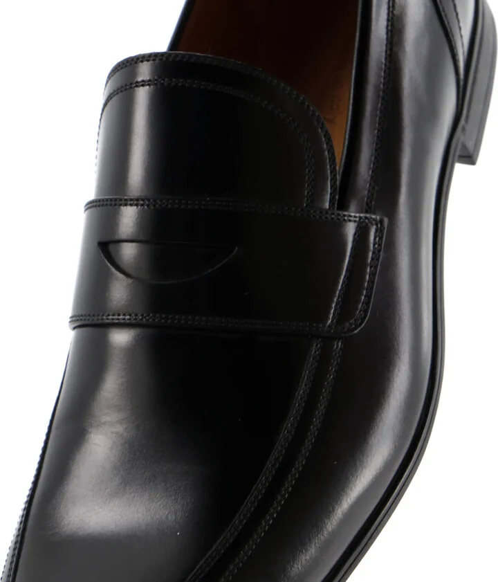 GUCCI Men's Web Loafers Leather - Image 5