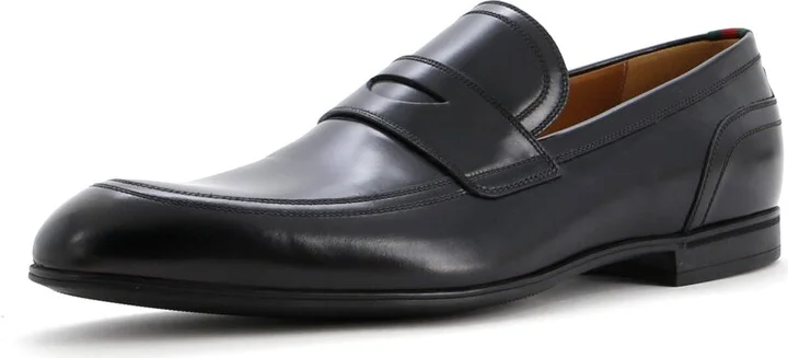 GUCCI Men's Web Loafers Leather