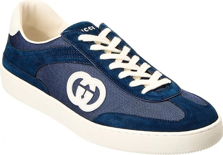 Gucci Mesh & Suede Sneaker