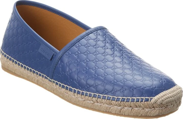 Gucci Microguccissima Leather Espadrille