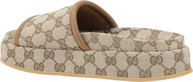 Gucci Original Gg Fabric Slides - Image 5