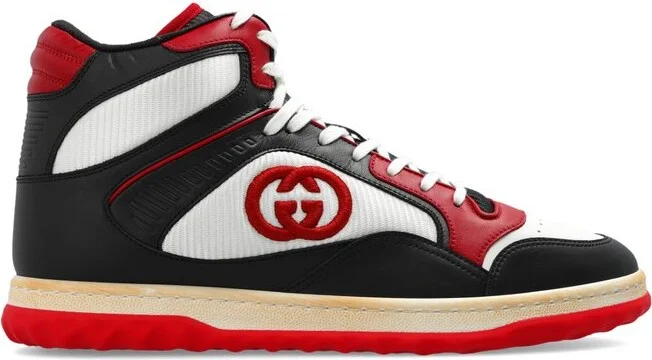 Gucci Panelled High-Top Sneakers