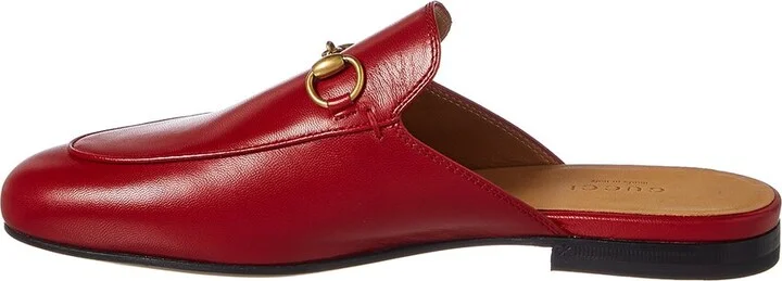 Gucci Princetown Leather Slipper - Image 2