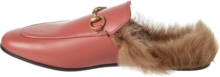 Gucci Princetown Leather Slipper - Image 2
