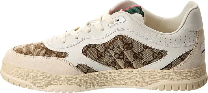 Gucci Re-Web Gg Canvas & Leather Sneaker - Image 2